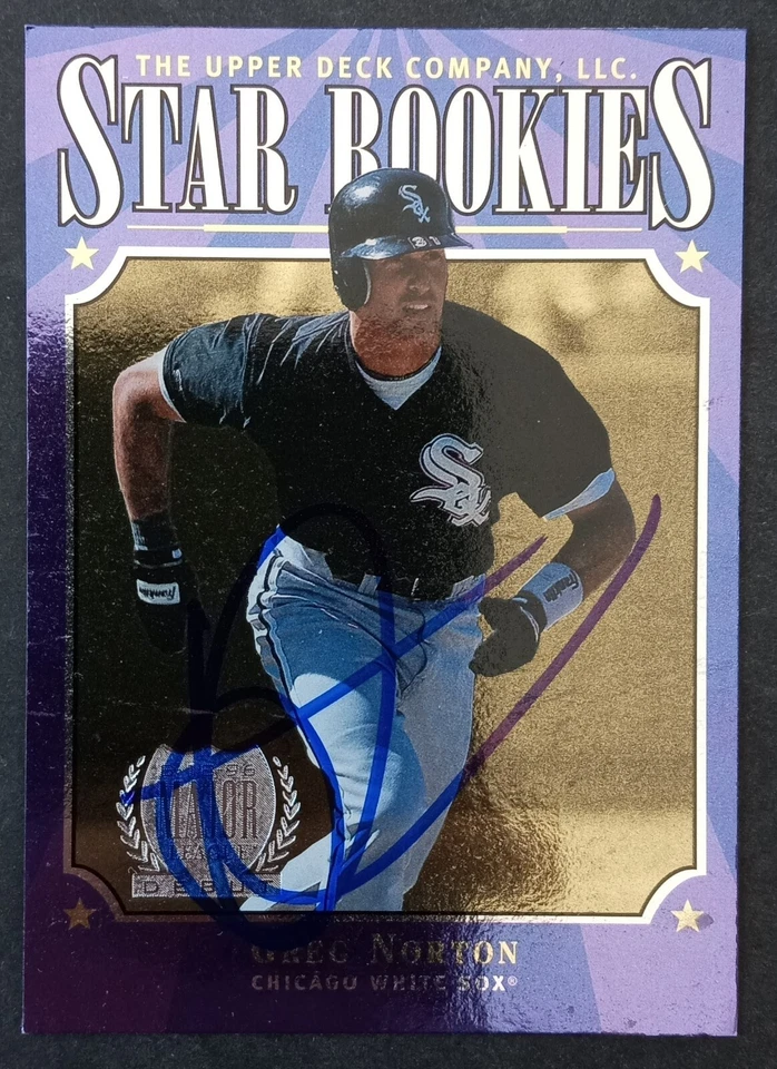 1997 Upper Deck SIGNED: Greg Norton, WHITE SOX #280 - Image 1 of 1