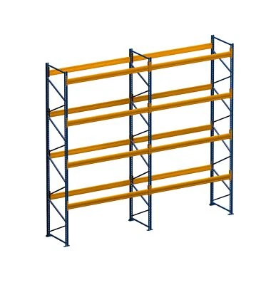 NEDCON Palettenregal Schwerlastregal 4.80 m x 4.00 m (LxH) - 2 Feld/er Fachlast 1850 kg