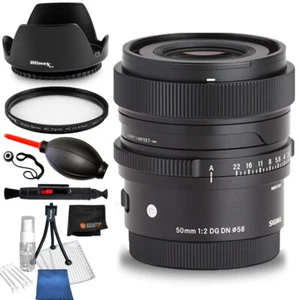 Sigma 50mm f/2 DG DN Contemporary Objektiv (Sony E) 314965 - 7-teiliges Zubehörpaket - Bild 1 von 2