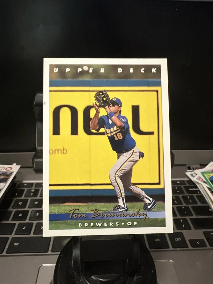 1993 Upper Deck - #806 Tom Brunansky Milwaukee Brewers  - Image 1 of 1