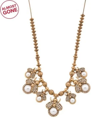 Collar Patricia Nash Abeja Graduado Corto Declaración Nuevo con Etiquetas/Bolso Maravillas Naturales HSN Foto 1 de 4