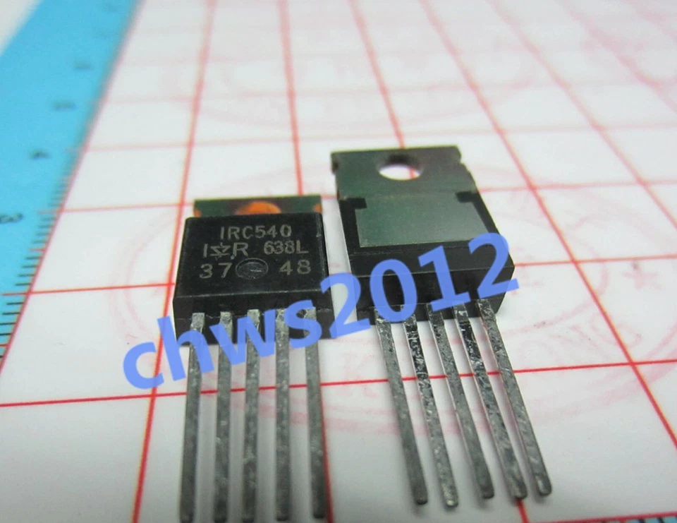 10PCS IR IRC540 TO-220 5Pins Hexfet Power MOSFET Chip - Image 1 of 1