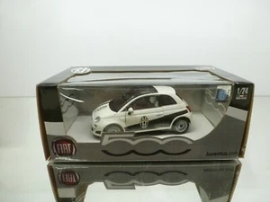 MONDO MOTORS 511082 FIAT 500 NUOVA JUVENTUS FOOTBALL - WHITE 1:24 - GOOD IN BOX - Imagen 1 de 6