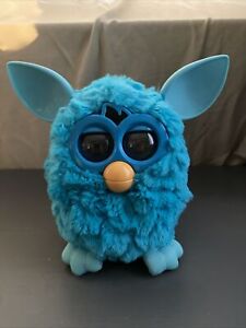 Hasbro Furby Boom 2012 Interactive Pet Toy Teal Blue Tested Works 7â€�