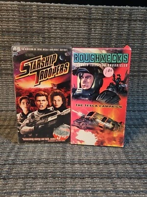Starship Troopers VHS 1998 Columbia Tristar + The Tesca Campaign  - Image 1 of 4