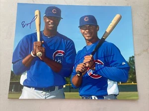 Eloy Jimenez And Gleyber Torres Auto 8x10 Signed In Person Cubs Minor League - Picture 1 of 4