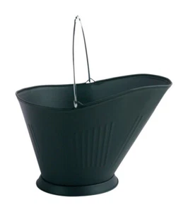 Panacea Black Matte Steel Coal Hod - Picture 1 of 1