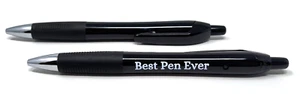 TikTok BIC Intensity Clic Gel Pens - Black - BLACK INK - Two Pack - Picture 1 of 5