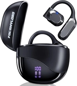 3-in-1 Language Translation Earbuds, Real-time Two-Way OWS Earbuds- Black - Picture 1 of 7