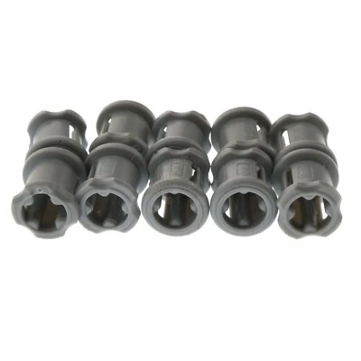 Lego 6275844 Technic Bushing for Cross Axle, Medium Stone Gray, 10-Pack - Image 1 of 4