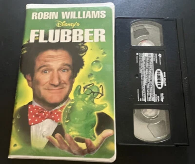 Flubber (VHS, 1998 Clam Shell Robin Williams Disney Home Video 📼 VCR Movie - Image 1 of 4