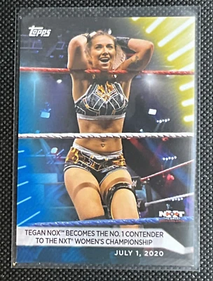 Tegan Nox #36 Serial 16/25 WWE Topps 2021 Women's Division Wrestling Card. - Image 1 of 4