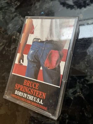 Bruce Springsteen Born in the USA Cassette European Import Lyric Sheet Included - Image 1 of 2