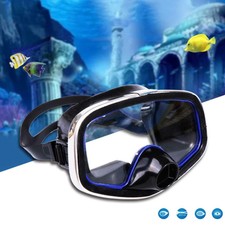Adult Swim Anti-fog Goggles Diving Half Face Mask Snorkeling Glasses Equipment!