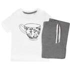 'Elegant Teacup' Kids Nightwear / Pyjama Set (KP017733)
