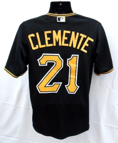 MAJESTIC MLB PITTSBURGH PIRATES ROBERTO CLEMENTE #21 BUTTON DOWN JERSEY MEN'S S Cover