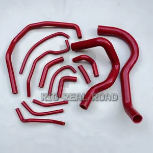 Silicone Coolant Hose For Toyota Land Cruiser Prado RZJ95 2.7L 4Cyl - Picture 1 of 3