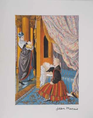 Jean MARAIS : Maternité : un heureux évènement, Quadrichromie signée - Photo 1/4