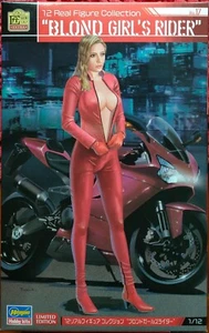 HASEGAWA 1/12 BLOND GIRL's RIDER 12 real figure Collection SP523 - Picture 1 of 3