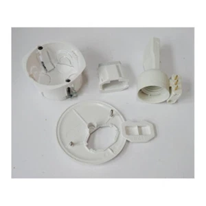 Kit boîte d'applique DCL Ø 67x40mm avec couvercle non affleurant + connecteur + - Photo 1/1