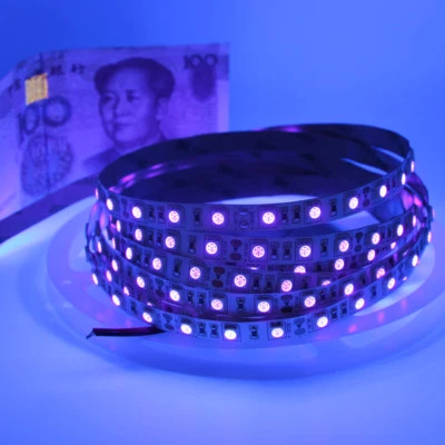 LED Real UV Ultra Violet Strip Tape Light SMD3528 5050 Under Cabinet lamp 12V - Image 1 of 4