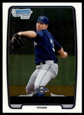 2012 Bowman Draft Picks & Prospects Chrome Ryan Gibbard Milwaukee Brewers