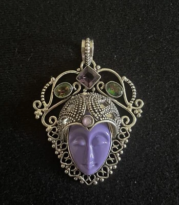 Ciondolo in Argento 925 e Pietre Dure - Immagine 1 di 4