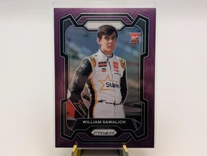 2024 Panini Prizm Nascar WILLIAM SAWALICH #35 Rookie Purple Prizm RC /99 - Picture 1 of 2