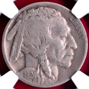 NGC VF-25! 1924-D BUFFALO NICKEL - Picture 1 of 4