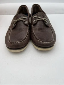 Sperry Top Siders Boat Shoes STS13645 Brown Leather Used 9.5M Men’s - Picture 1 of 15