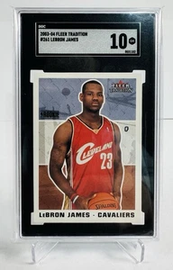 SGC 10 2003 FLEER TRADITION LEBRON JAMES ROOKIE #261 RC GEM MINT - Bild 1 von 2