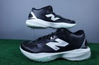 New Balance Freeze Lacrosse Turf Shoes Mens 12 Black White Traction FREEZTB5