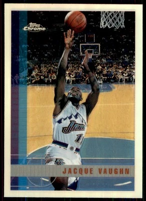 1997-98 Topps Chrome Jacque Vaughn Utah Jazz #199 - Image 1 of 2