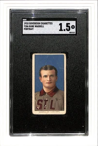 1910 T206 Rube Waddell Portrait Sovereign 150 SGC 1.5 SN 4007622 - Picture 1 of 2