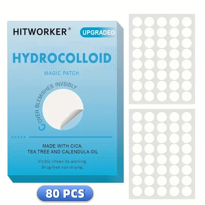 Acne Patches 80pcs Invisible Spot Dots Pimple Patch Hydrocolloid UK Fast Clear