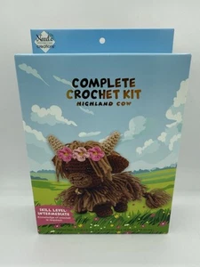 Complete Crochet Kit Highland Cow Brand New - Picture 1 of 10