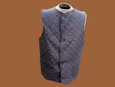 CHALECO HEESEN B.B VINTAGE HOMBRE CREWMAN STAFF ACOLCHADO ALGODÓN NUEVO STOCK ANTIGUO HOLANDÉS Foto 1 de 4