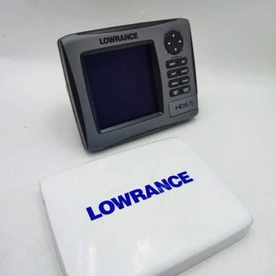 Lowrance HDS 5 Chartplotter Sonar Fishfinder Marine GPS ENET NMEA2000 HDS5 - Image 1 of 4