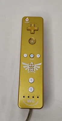 Mando Nintendo Wii Edición Limitada Gold Legend of Zelda + Mando Azul  Foto 1 de 4