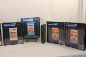 Simon & Schuster Pimsleur Language Course Set  Japanese I-III & Spanish II-III - Picture 1 of 7