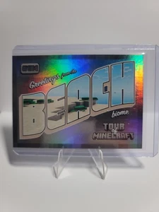Greetings From The Beach Biome 2024 Panini Minecraft Card #184 HOLO FOIL /475 - Picture 1 of 2
