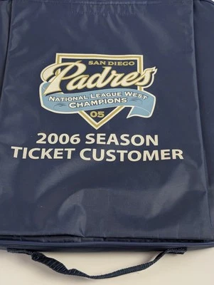 San Diego Padres 2006 Season Ticket Holder Cushion – NL West Champs – Broken... - Image 1 of 4