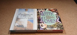 ANDREWS and McMEEL miniature books - WITTY WOMEN - BELIEVING IN OURSELVES - Picture 1 of 4