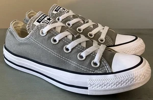 CONVERSE sz 5 Women’s (3 Men’s) EUR 35 Gray ALL⭐️ STAR Canvas Low Top Shoes - Picture 1 of 9