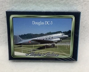 ALASKA AIRLINES Limited Edition Collector Trade Cards Douglas DC-6 - Picture 1 of 2