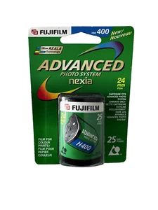 Vintage Fujifilm 400 Speed Advanced Nexia 24mm Single 25 Exp 2001 New Sealed - Foto 1 di 2