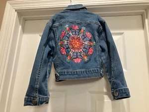 Girls Disney Encanto Jean Jacket Size XS 4/5  - Picture 1 of 4