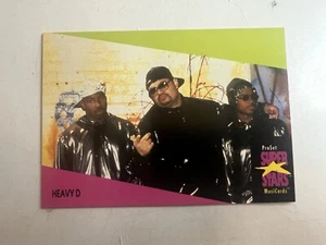 HEAVY D & THE BOYZ  trading Card #59 PROSET Super Stars Music Cards 1991 UK - Picture 1 of 3