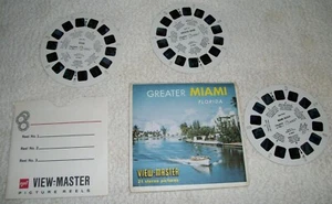 Vintage Greater Miami Florida View-master 3 Reel set - A963 - Picture 1 of 1