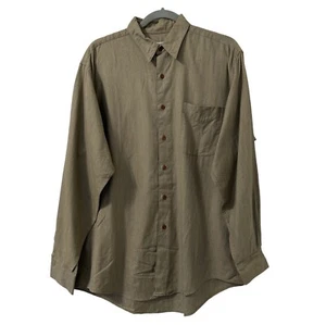 Brooks Brothers Herren Hemd Regular Fit Sport Beige Button-Down Größe M - Bild 1 von 4